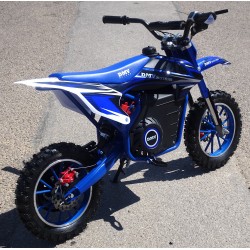 Moto cross enfant élecctrique 1000w, couleur bleue, de la marque LBQ
